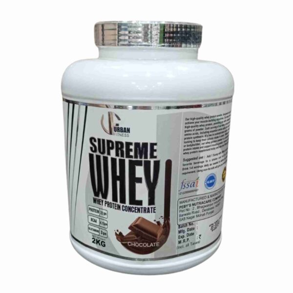Urban Fitness Supreme Whey Protein Concentrate in Chocolate flavor