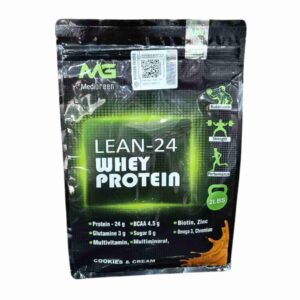 Medigreen Lean-24 Whey Protein in Cookies & Cream flavor