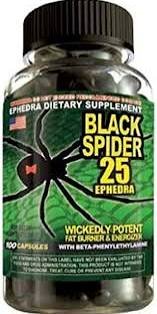 BLACK SPIDER 25 EPHEDRA